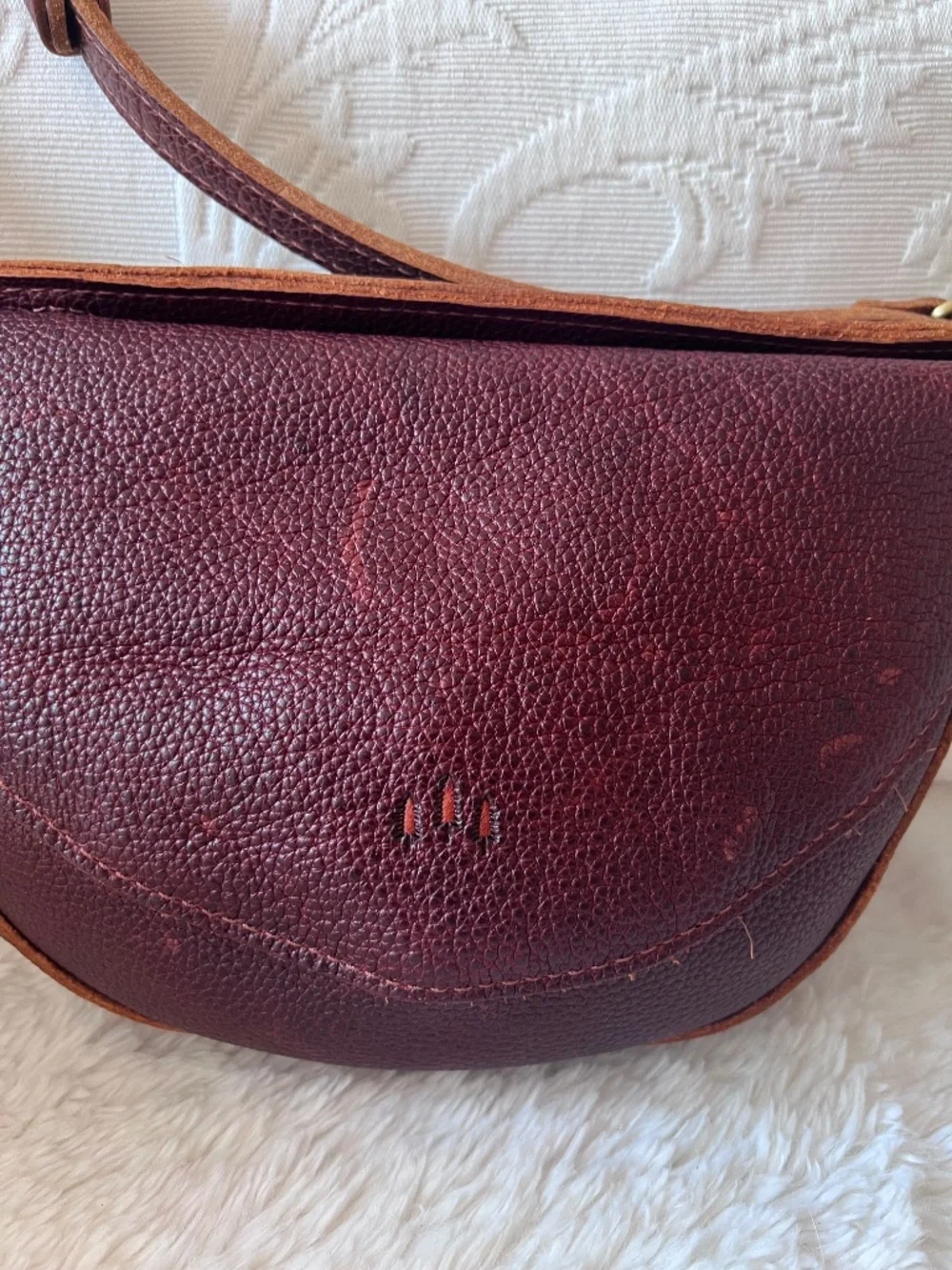 Portland Leather Medium Koala in Nutmeg - Picture 7 of 9